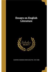 Essays on English Literature