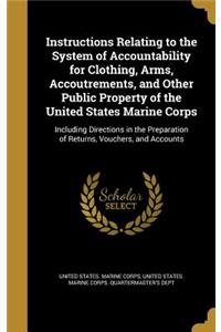 Instructions Relating to the System of Accountability for Clothing, Arms, Accoutrements, and Other Public Property of the United States Marine Corps