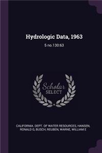 Hydrologic Data, 1963