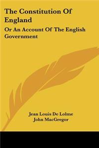 The Constitution Of England