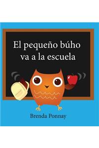 pequeño búho va a la escuela