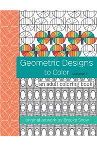Geometric Designs to Color