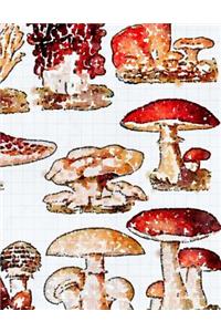Journaling Notebook (Mushrooms Version 1, 8.5