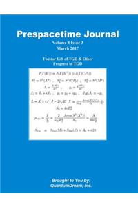 Prespacetime Journal Volume 8 Issue 3
