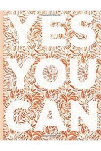 Yes You Can - Unlined Journal