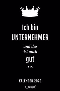 Kalender 2020 für Unternehmer