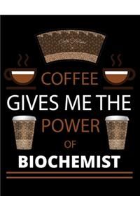 COFFEE gives me the power of Biochemist