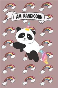 I am Pandicorn Gift for Girls
