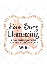 Keep Being Llamazing A Gratitude Journal For The Working Class Wife