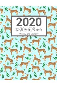 2020 12-Month Planner Weekly and Monthly