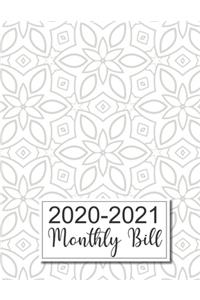 2020-2021 Monthly Bill