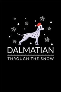 Dalmatian Through the Snow