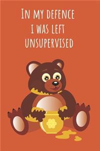 In My Defense I Was Left Unsupervised