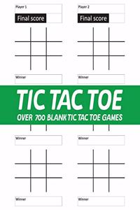 Tic Tac Toe Over 700 Blank Tic Tac Toe Games