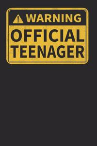 Warning Official Teenager