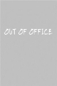 Out of Office Travel Meme Notebook