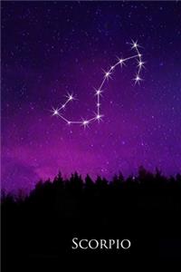 2020 Daily Planner Scorpio Constellation Night Sky Astrology Symbol 388 Pages