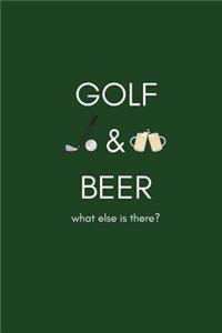 Golf and Beer, What Else Is There?