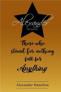 Alexander Hamilton Notebook