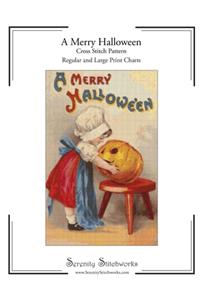 A Merry Halloween Cross Stitch Pattern