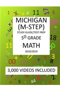 5th Grade MICHIGAN M-STEP, 2019 MATH, Test Prep