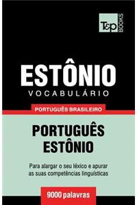Vocabulário Português Brasileiro-Estônio - 9000 palavras
