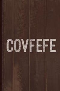 Covfefe Distressed Journal Notebook