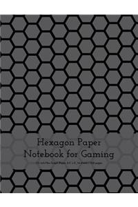 Hexagon Paper Notebook for Gaming