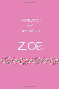 Notebook of my sweet Zoe