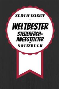Notizbuch - Zertifiziert - Weltbester - Steuerfachangestellter