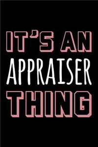 It's an Appraiser Thing