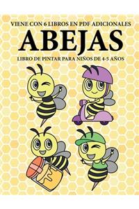 Libro de pintar para niños de 4-5 años. (Abejas)