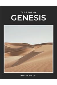 The Book of Genesis - Neat Sunday Bible (KJV - Jet Black)
