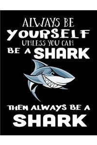 Always Be Yourself Unless You Can Be A Shark Then Always Be A Shark