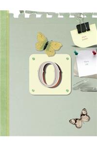 Monogrammed O Dot Grid Bullet Journal