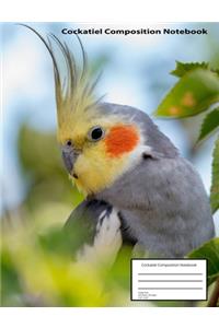 Cockatiel Composition Notebook