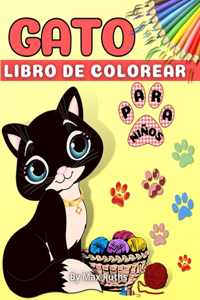 Gato Libro de Colorear Para Niños
