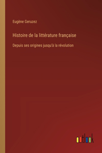 Histoire de la littérature française