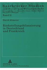 Rueckstellungsbilanzierung in Deutschland Und Frankreich