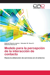 Modelo para la percepción de la interacción de contacto