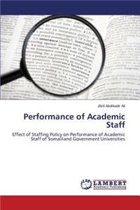 Performance of Academic Staff