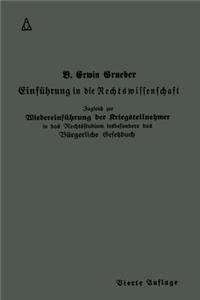 Einführung in die Rechtswissenschaft