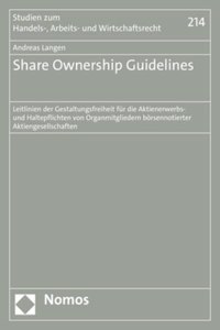 Share Ownership Guidelines
