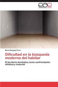 Dificultad En La Busqueda Moderna del Habitar