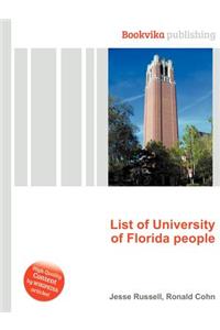 List of University of Florida People