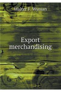 Export merchandising