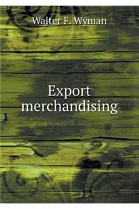 Export Merchandising