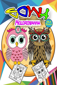 Sowa Kolorowanka dla Dzieci