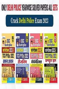 SSC Delhi Police Constable Combo Reasoning , Maths , General Awareness , Computer Knowledge (Hindi Medium) (COMBO- H)