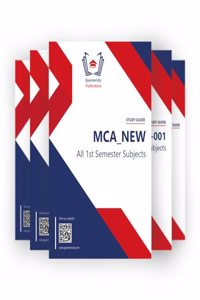 MCA_NEW 1st Semester IGNOU Study Guides Combo (Set of 5 books including MCS-211, MCS-212, MCS-213, MCS-214, MCS-215)
